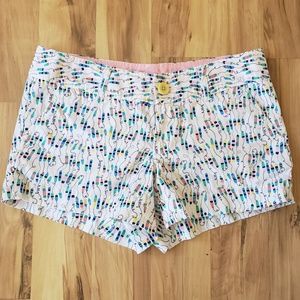 ☀Sale☀ Lilly Pulitzer 100% Cotton Shorts Size 0